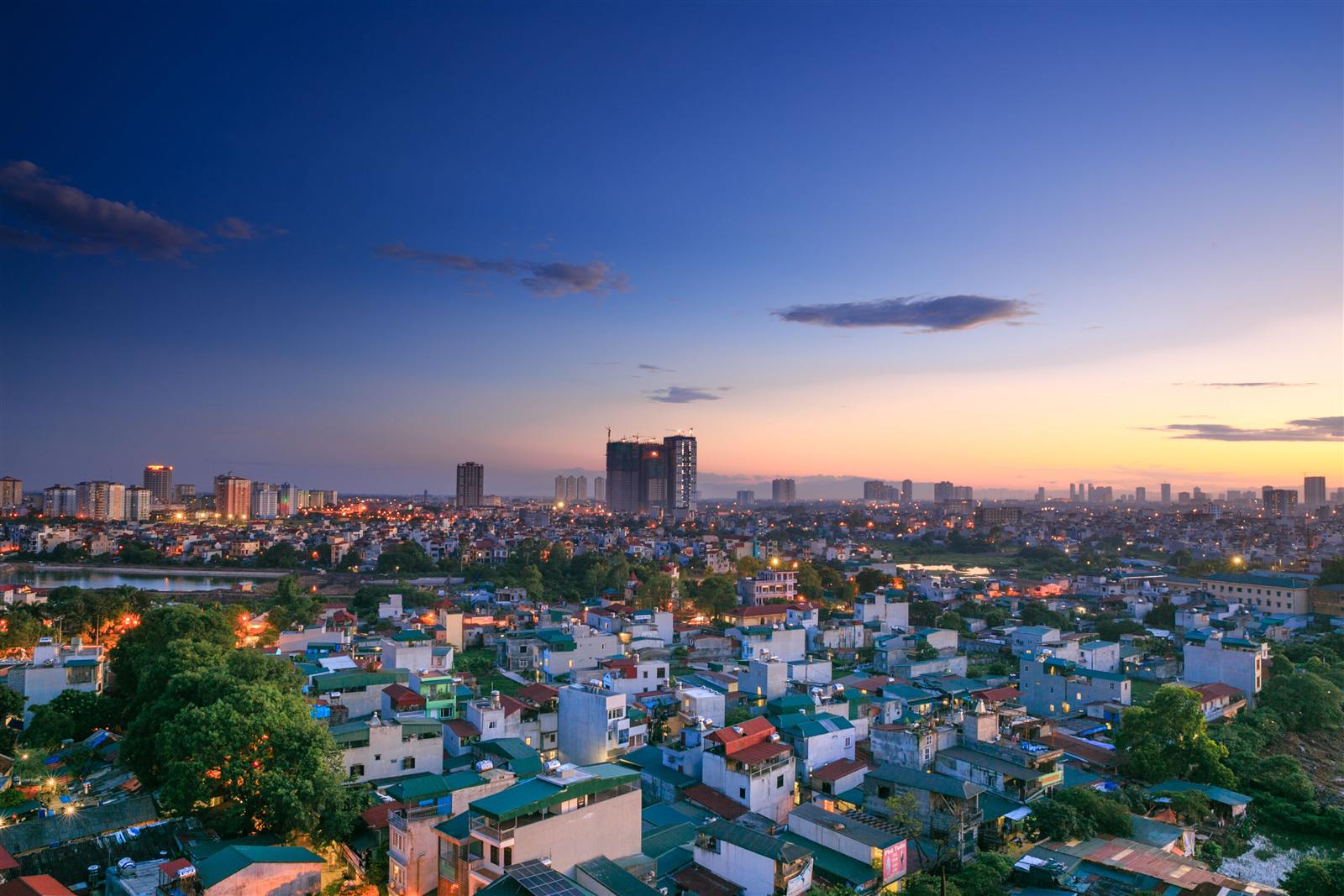 Skyline of Ho Chi Minh City