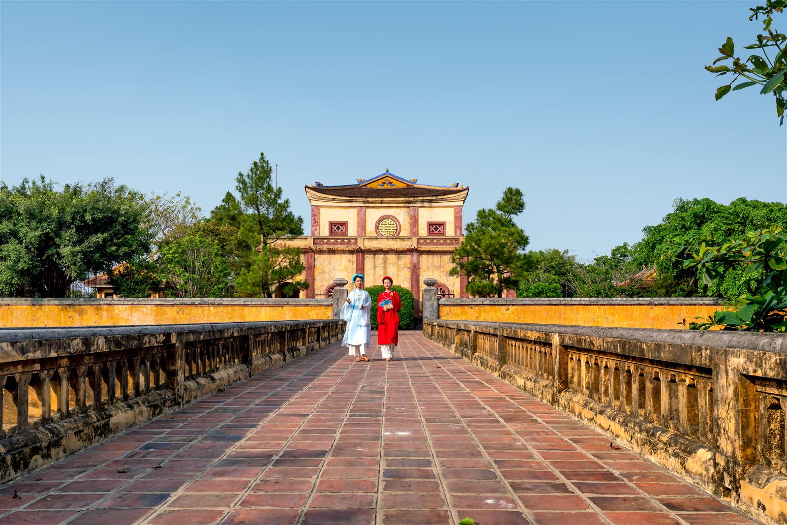 Imperial City architecture in Hue