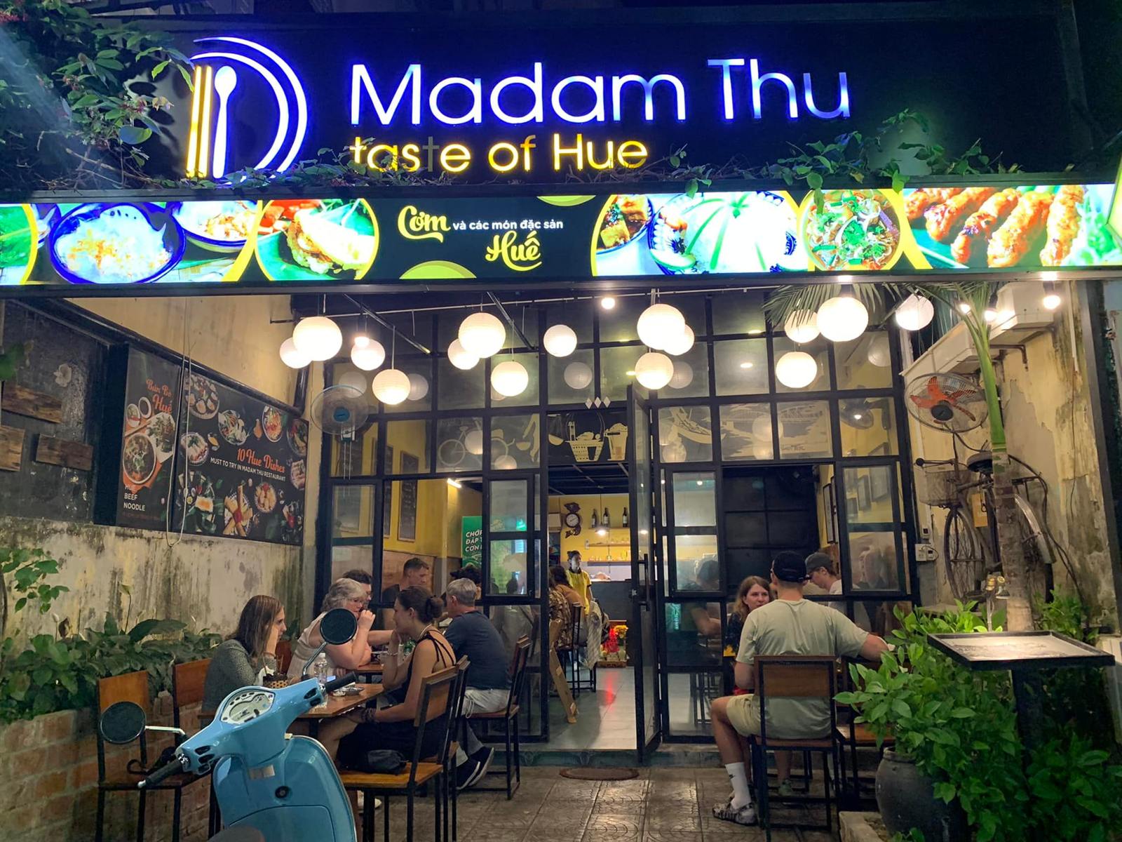 Traditional Hue dishes at Madam Thu restaurant
