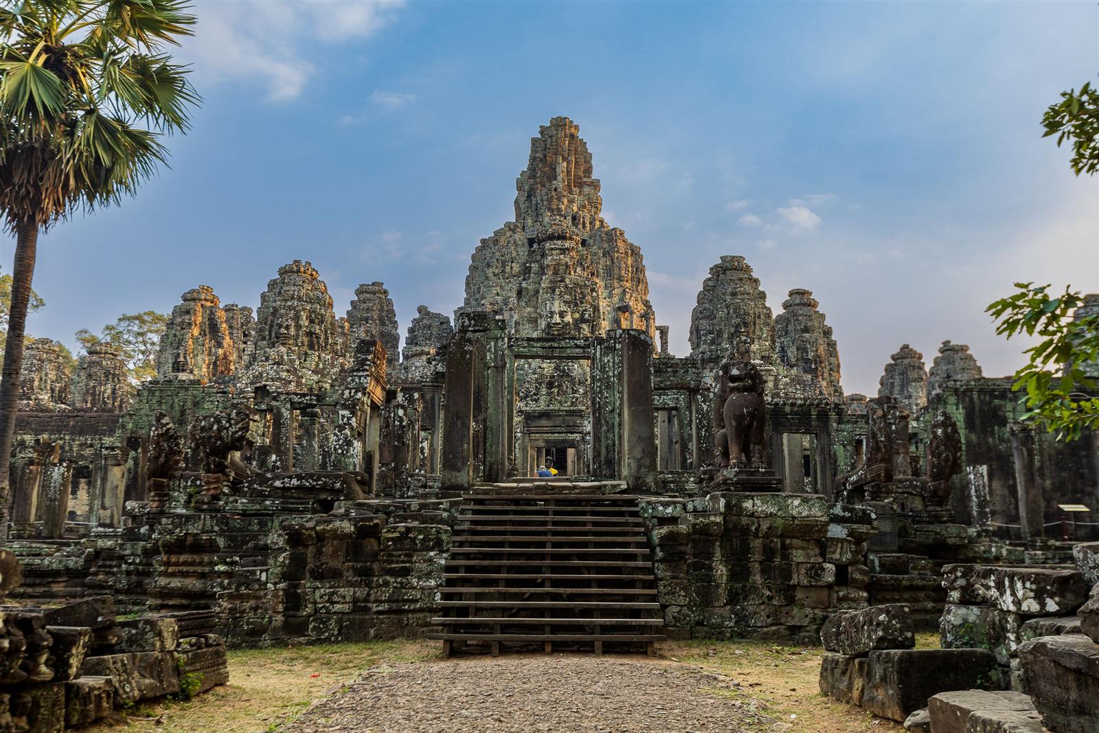 Ancient carvings at Angkor Thom